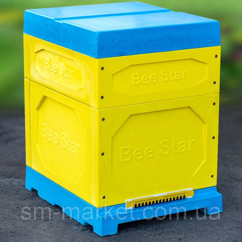 Вулик 10 рамковий з пінополіуретану, Корпус 145 мм, Корпус 300 мм (Дадан) кольоровий BeeStar