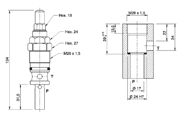 розміри клапана  VMPC80 10-120