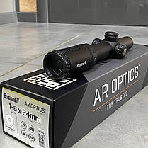 Оптичний приціл Bushnell AR Optics 1-6x24, сітка BTR-1 BDC з підсвіткою, труба 30 мм, фото 3