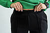 Світшот жіночий укорочений оверсайз турецька тринитка колір зелений, фото 10