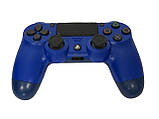 Геймпад бездротовий PS4 (Orig logo) Blue, фото 2