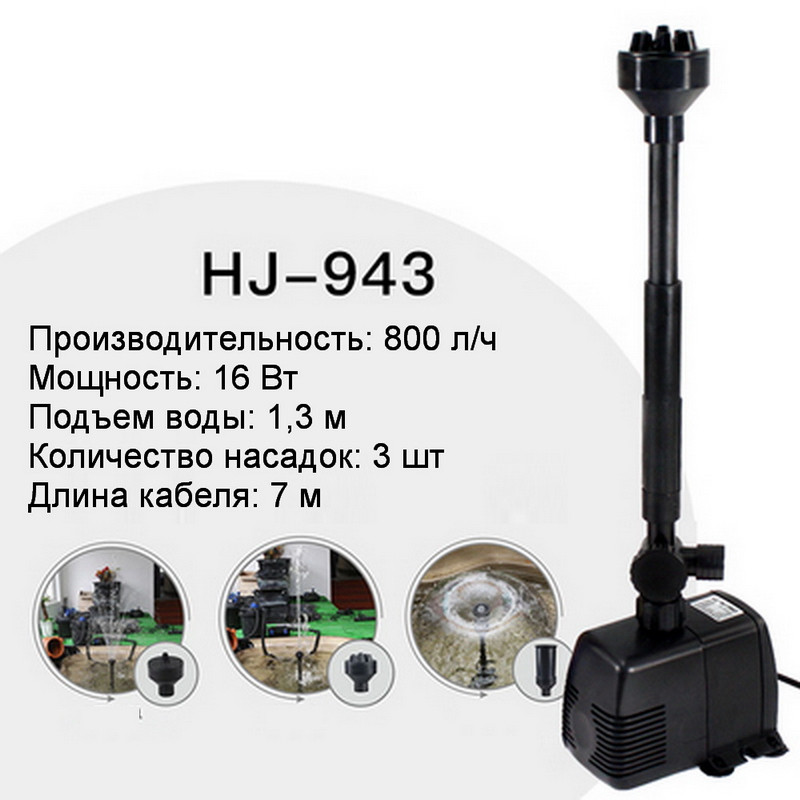 Насос, помпа для фонтану SunSun HJ-943