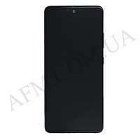 Дисплей (LCD) Samsung A525F Galaxy A52 / A526B INCELL чёрный + рамка