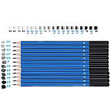 Художній набір для малювання та ескізів Yover 50 предметів (YW-PMN50), фото 5