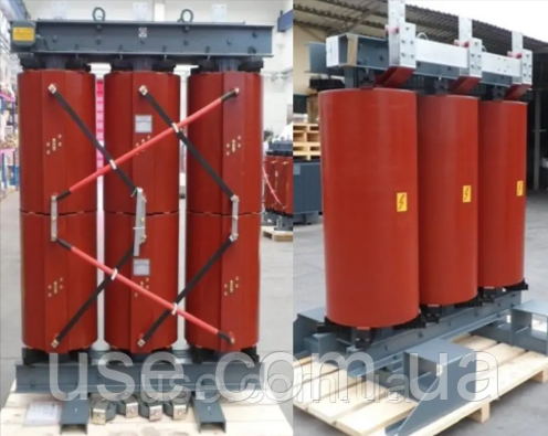 Трансформатор сухий 50 кВА, KVA, 50KVA, в захисному кожусі, 10/0,4кВ, з литою ізоляцією, ECO1