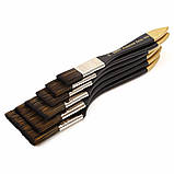 Набір професійних пензлів для малювання Worison 6 штук плоскі, фото 6