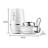 Фільтр насадка на кран для очищення води Water Purifier проточний очисник з активованим вугіллям, фото 7