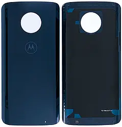 Задня панель корпусу (кришка акумулятора) для Motorola XT1925 Moto G6, синя, Deep Indigo, оригінал