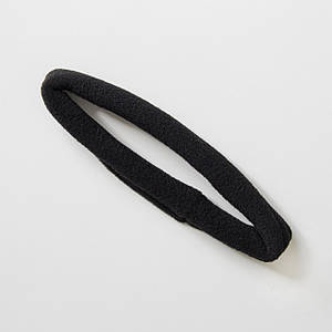 Шпилька для волосся твістер м'який чорного кольору на металевій основі для створення зачіски гулька