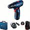 Шурупокрут-дриль Bosch GSR 120-Li, 12 V, 2х2Аг, 14/30 Нм, 400/1500 об./хв, 0.89 кг, кейс (06019G8000), фото 3