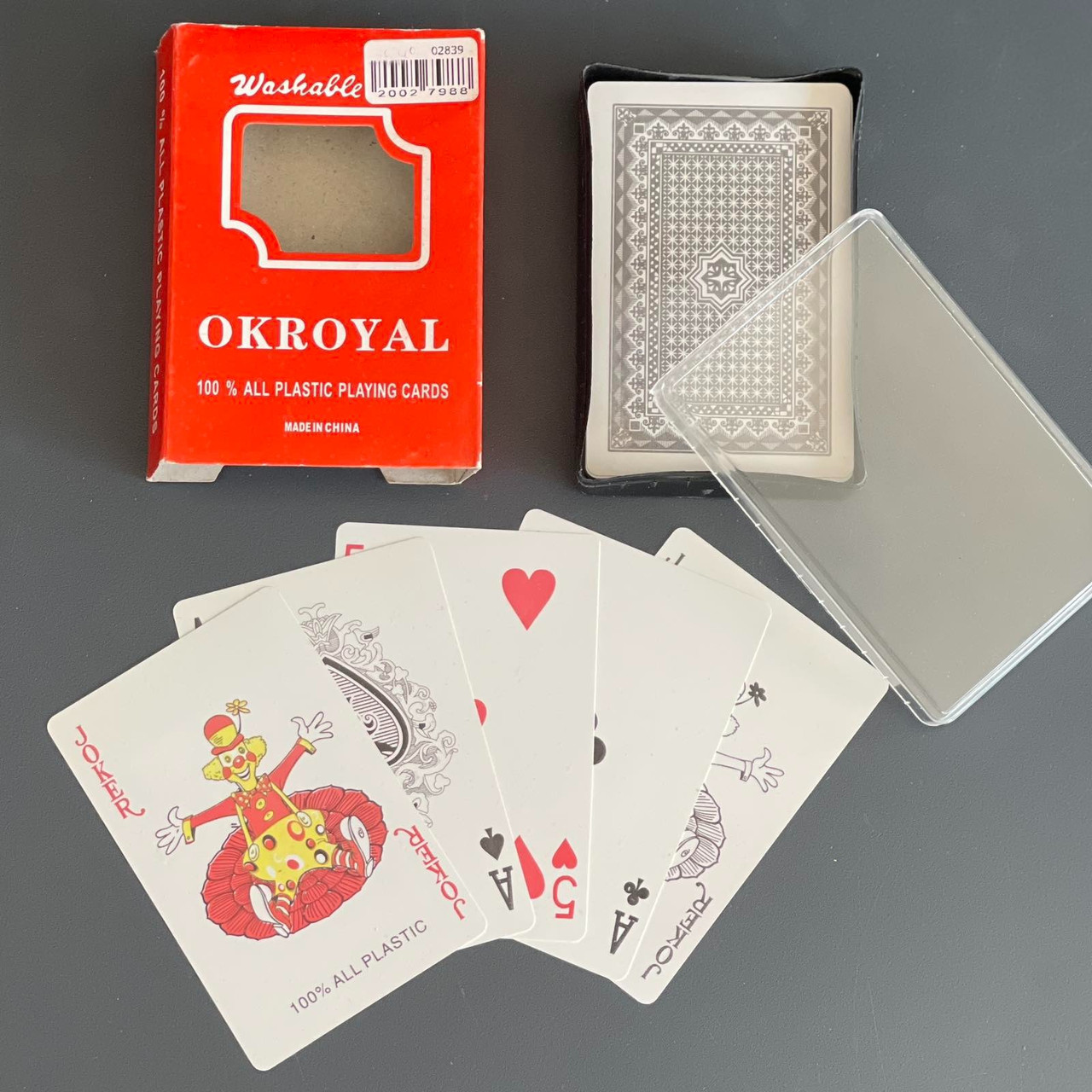 Карти гральні пластикові "ОКROYAL", Карты игральные пластиковые "ОКROYAL"