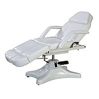 Педикюрное кресло-кушетка с гидравлической регулировкой высоты мод DM-234D Белая