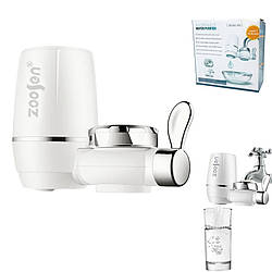 Проточний фільтр насадка для води на кран очищаючий з активованим вугіллям Water Purifier