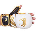Рукавички для змішаних єдиноборств MMA Venum 3393 розмір M White-Gold, фото 2