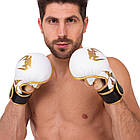 Рукавички для змішаних єдиноборств MMA Venum 3393 розмір M White-Gold, фото 8