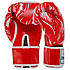 Боксерські рукавички SKULL FLEX на липучці червоні BO-5493, 12 унцій, фото 2