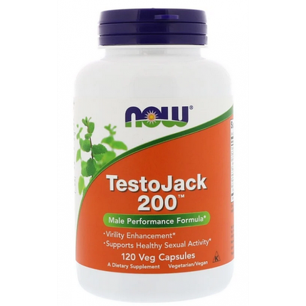 Тестостерновий комплекс NOW Foods TestoJack 200 120 Caps, фото 1