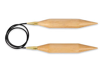 Спиці кругові 35.00mm-100cm Jumbo Basix Birch Wood, KnitPro
