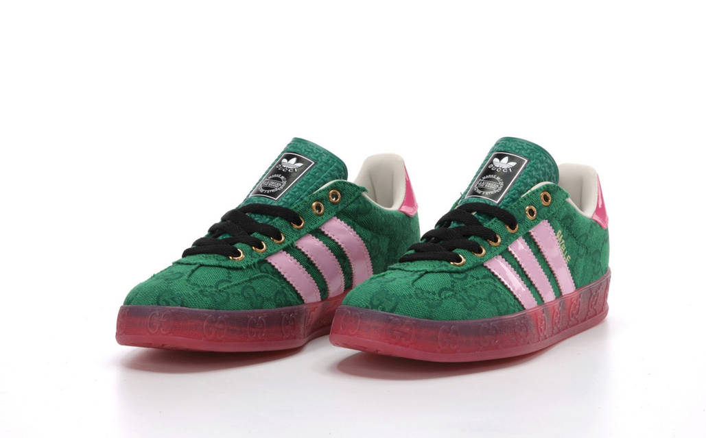 Green and black adidas gazelle new arrivals