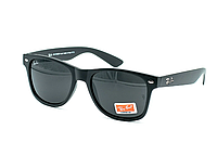 Очки солнцезащитные Ray Ban Wayfarer 2140 черные матовые, окуляри сонцезахисні прямокутні чоловічі