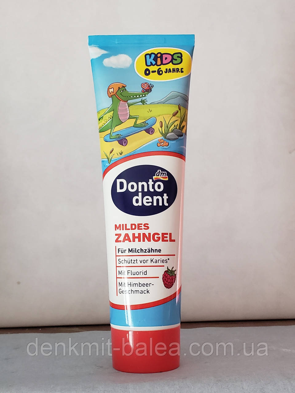 Дитяча зубна паста 0-6 років Dontodent Kids Zahngel 100 мл
