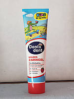 Дитяча зубна паста 0-6 років Dontodent Kids Zahngel 100 мл