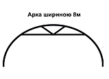 Теплиця  "Західна-8х10" 8х10х3,5м  + плівка 150 мкм+ зигзаг профіль, фото 10
