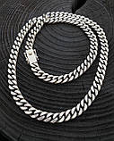Срібний ланцюжок Панцир, фото 3
