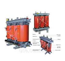 Трансформатор сухий, понижувальний 2000KVA , KVA, 2000 кВА, 10/0,4, 6/0,4 кВ, силовий, з ізоляцією, ECO Designe
