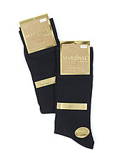 Мужские высокие носки Marjinal, летние хлопковые антибактериальные без шва, размер 40-45, 6 пар/уп. чорні