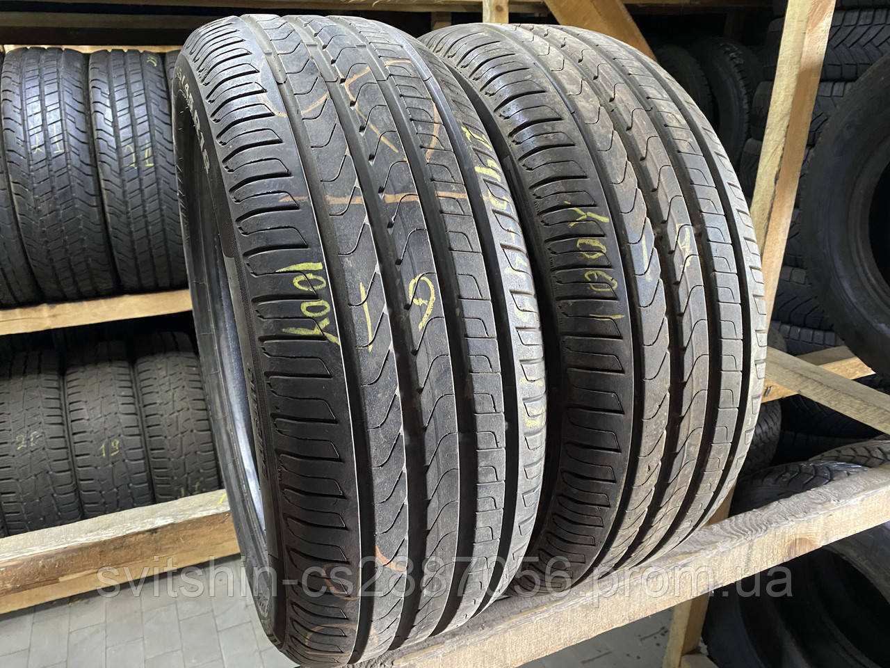 Літні шини 245/45R18 Pirelli Cinturato P7 6+мм 19рік