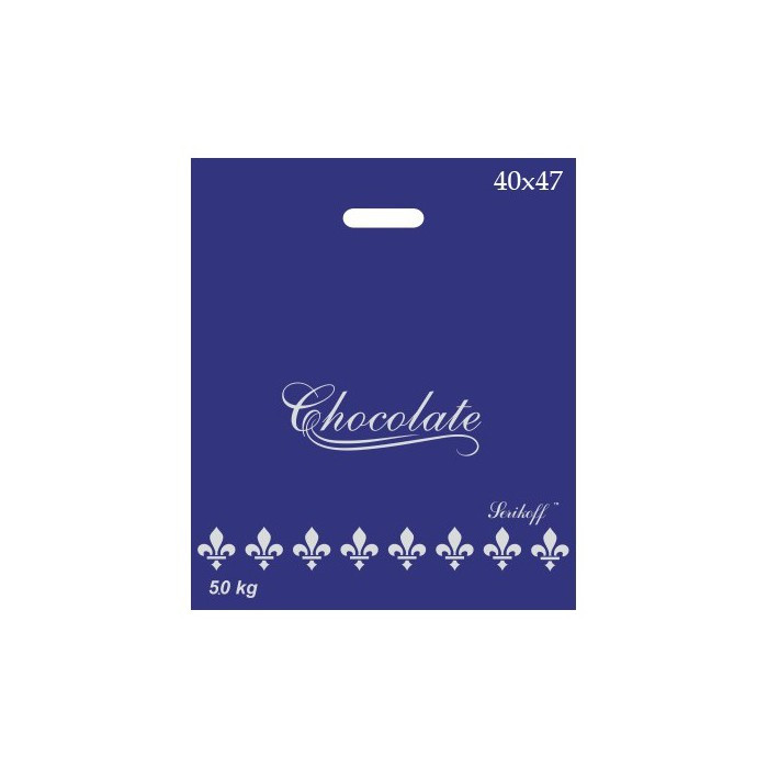 Пакет Serikoff Шоколад синій 40х47 см (50шт), фото 1