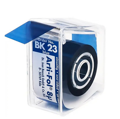 Шарнірно-зчленована фольга BK23 8 мкм синя одностороння. стрічка 20 м ширина 22 мм.пластиковий корпус