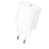 TU  TU Сетевое зарядное устройство Borofone BA71A Type-C PD 20W белое