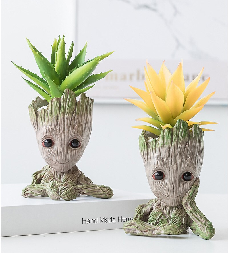 Комплект горщиків для квітів і канцелярії Грут Groot G1 + G2