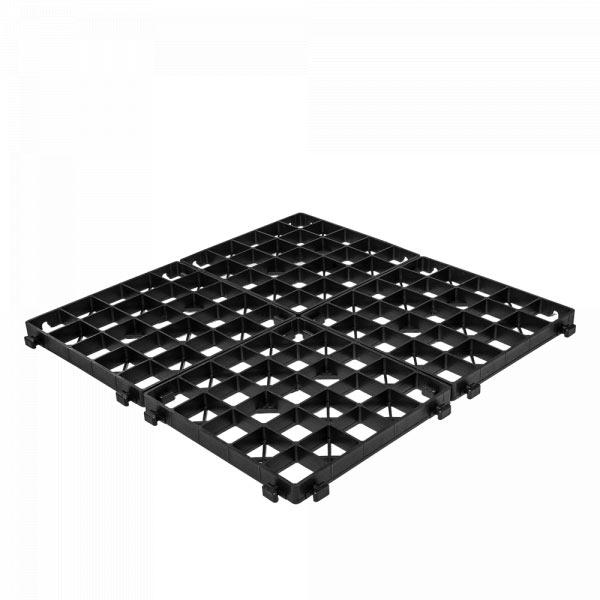 Газонна решітка, OPTIMAL GRID, 30х333x333мм чорна, KROG30BC, фото 1