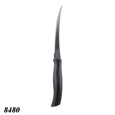 Ніж столовий TRAMONTINA пила чорна ручка 23 см