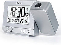 Цыфровые часы с проекцией FJ3531 Цвет Черный. Автоматические часы, USB. (цвет черный)
