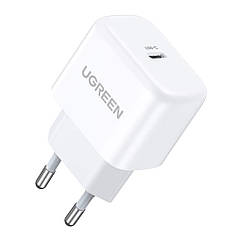 Зарядний пристрій Ugreen CD241 Mini PD 20 W Fast Charger (White) (10220)