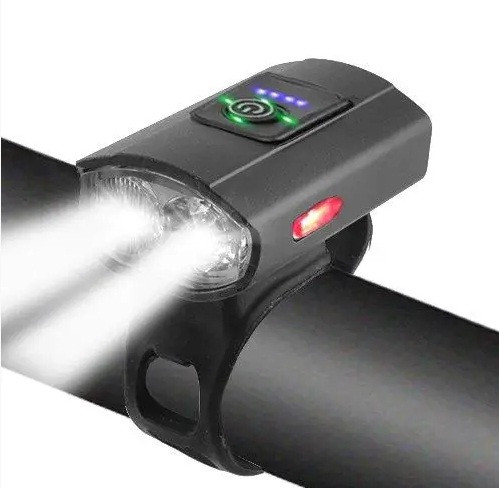 Велосипедний передній ліхтар 2285-2XPE + microUSB + 6 режимів, фото 1