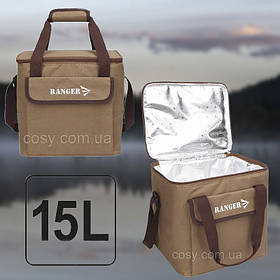 Термосумка для пікніка та відпочинку на природі Ranger Коричневий (15 Л)
