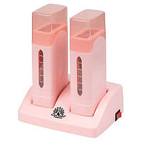 Двойной воскоплав кассетный Global Fashion F4 (розовый)