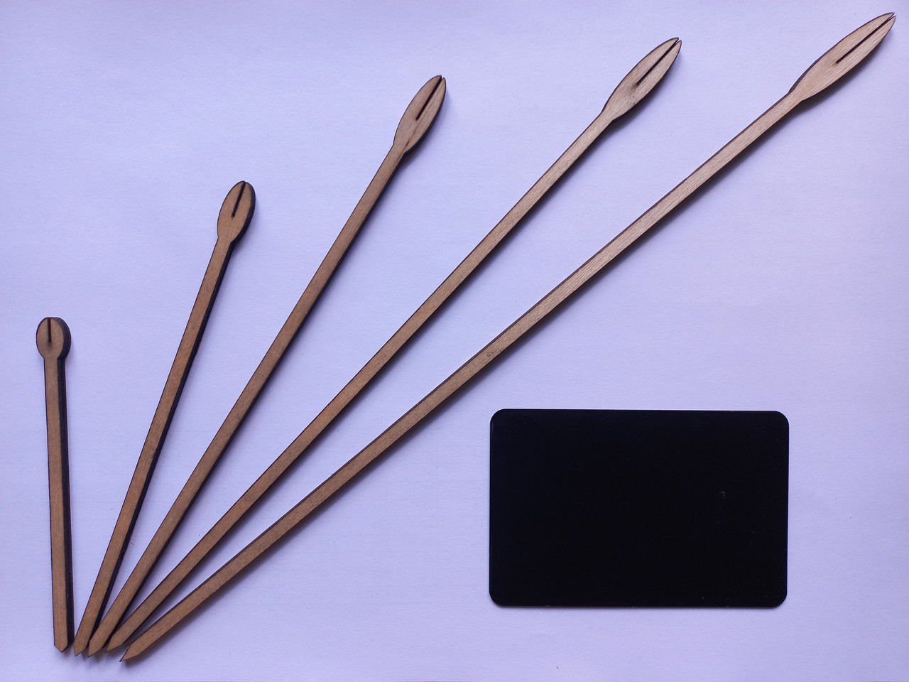 Цінник-тримач паличка, дерев'яна паличка для цінника