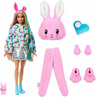 Кукла Barbie Cutie Reveal Милый кролик HHG19 Барби в розовом костюмчике кролика