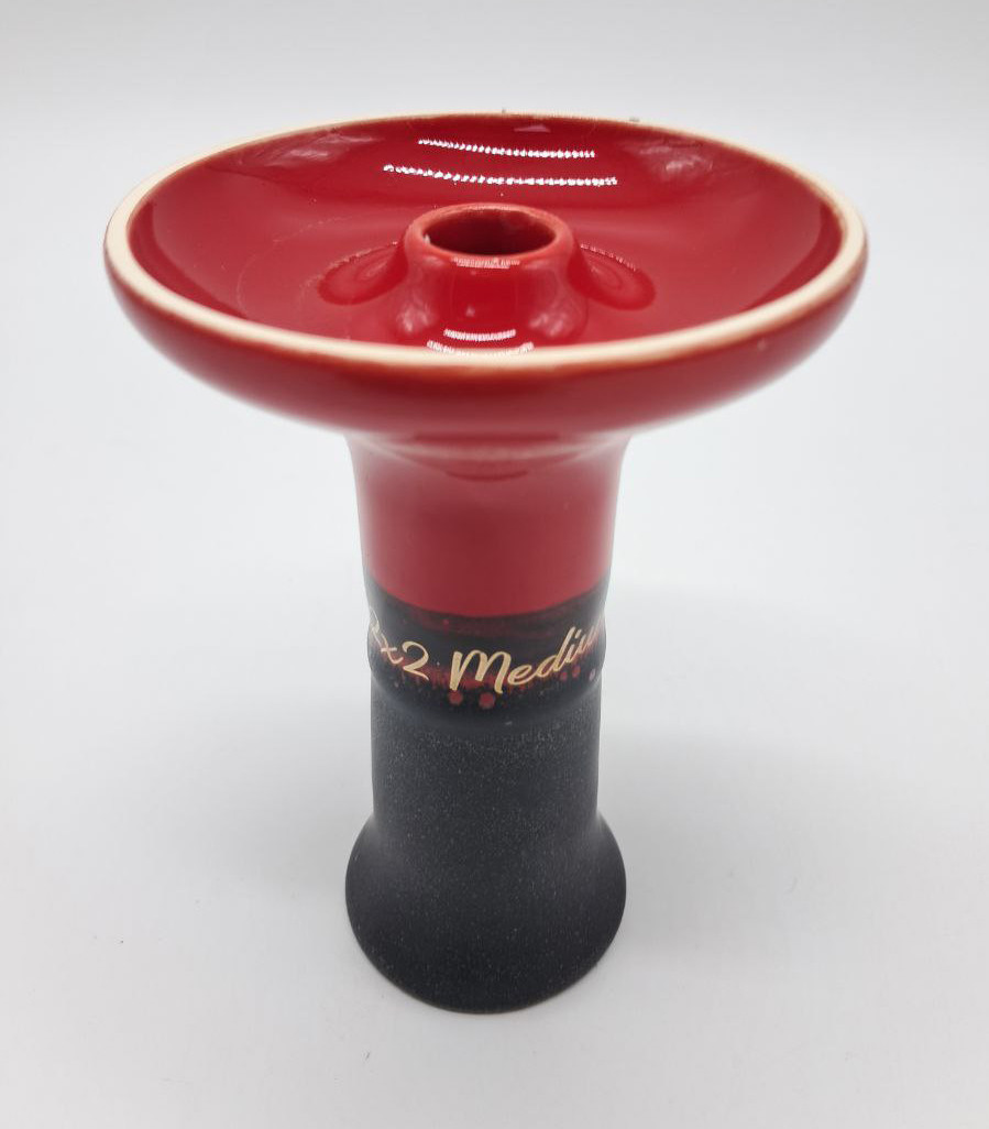 Чаша для кальяну 2x2 New Medium Graphite Red