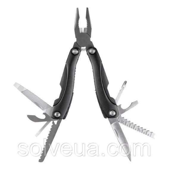 Мультитул Mil-Tec Multitool Kombi 9в1 Мультитул з Чохлом багатофункціональний 15402002.solve