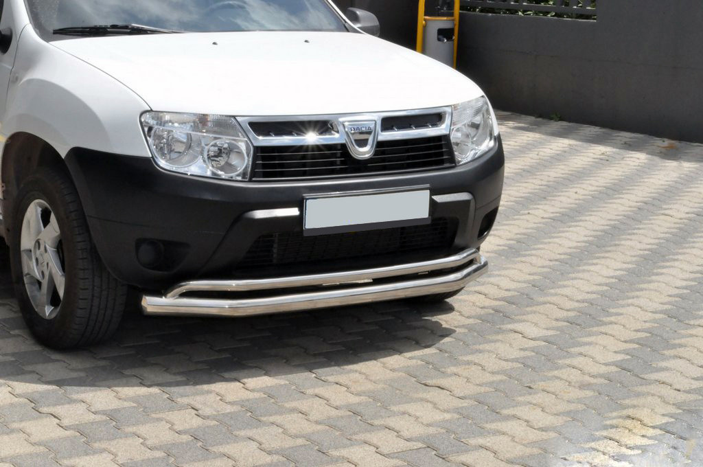 Передній захист ST017 (нерж.) для Renault Duster 2008-2017 рр