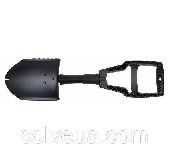 Складна саперна лопата армійська тактична Mil-Tec black 15522100.solve, фото 1