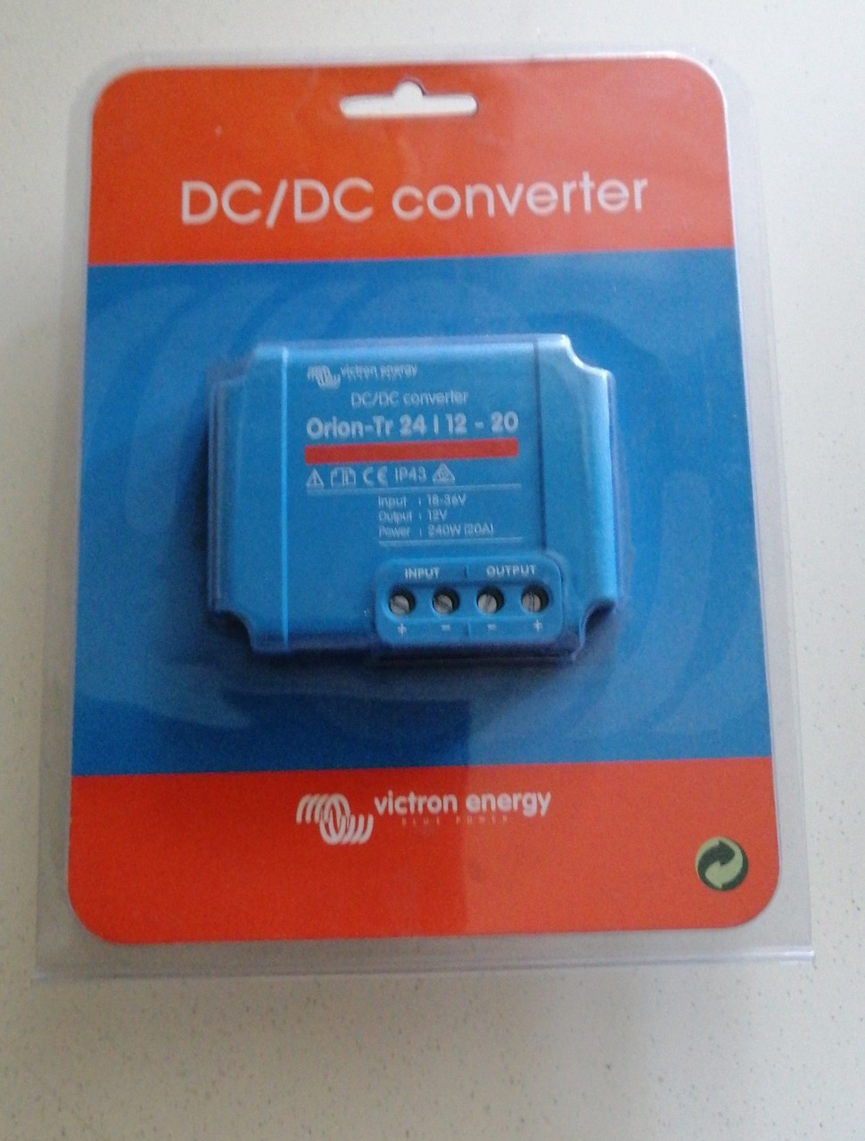 Конвертер DC\DC Victron Energy Orion-Tr 24/12-20 (240W) converter retail, фото 1