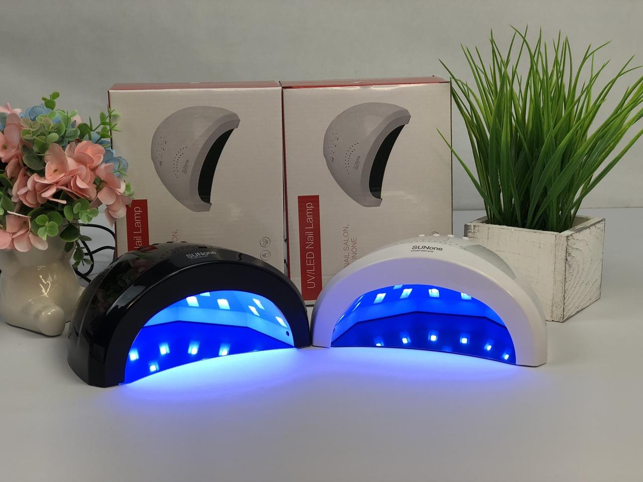 Лампа для сушіння полігеля для манікюру та педикюру Sun1 LED/UV 48 Вт надійна стильна сучасна, таймер, для нігтів